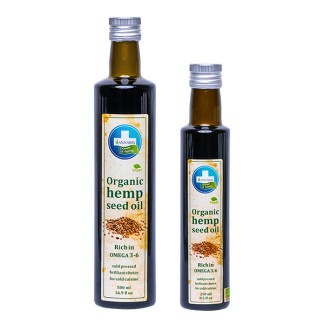 Une huile de graines de chanvre biologique, pour faire le plein d'omega 3, un des huiles les plus nutritives du marché par Annabis