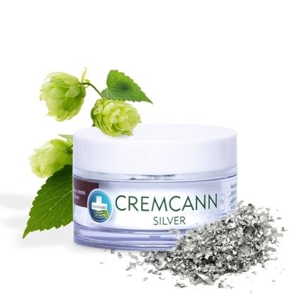 Cremcann Silver - Crème à base de chanvre pour la peau irritée et sujette aux imperfections, par ANNABIS