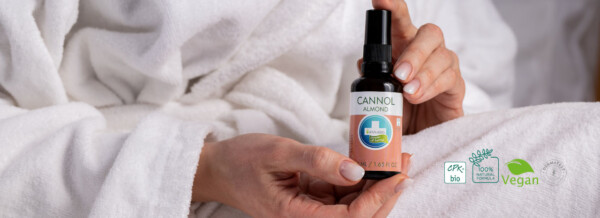Pour une peau toujours hydratée, essayez l'huile Cannol nouvelle formule de chez Annabis, 100% naturelle