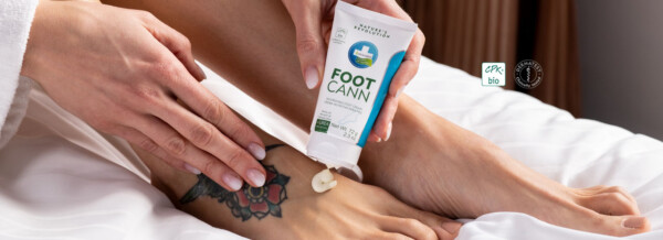 Footcann d'Annabis - un soin organique pour de jolis pieds