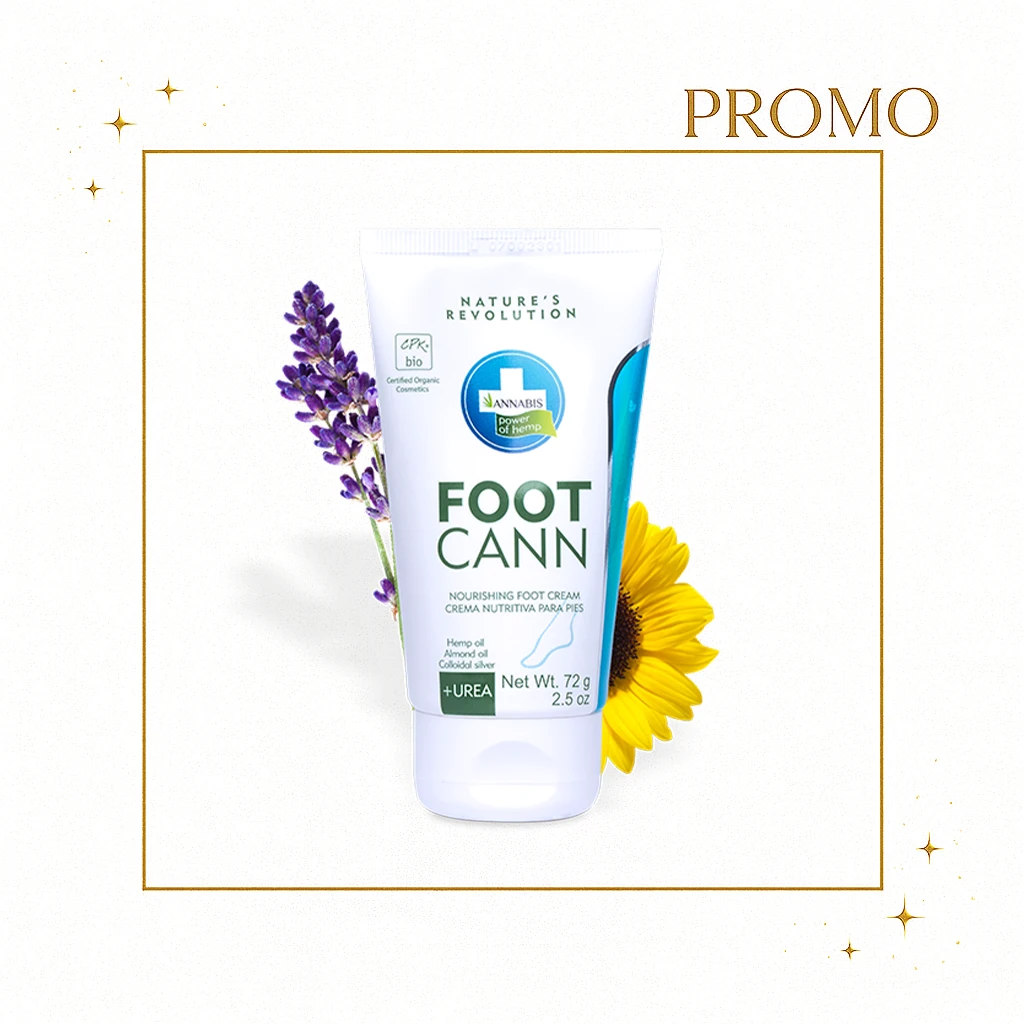 FETES DE FIN D'ANNEE -30% - FOOTCANN - Crème pour les pieds biologique - ANNABIS