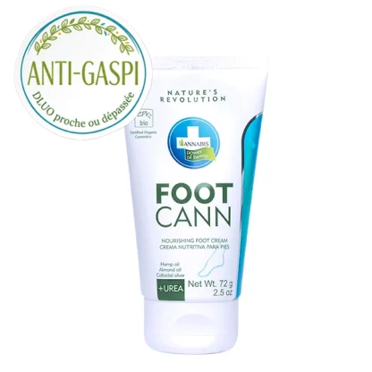 ANTI-GASPI -50% - FOOTCANN - Crème pour les pieds biologique