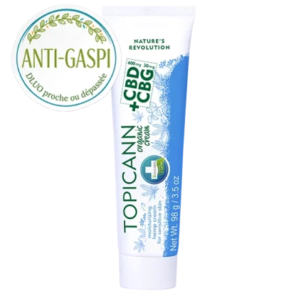 ANTI-GASPI -50% - TOPICANN Crème ANNABIS - CBD + CBG